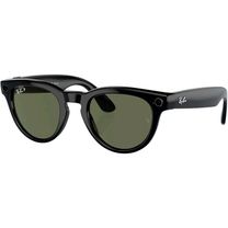 Смарт-окуляри Ray-Ban Meta Headliner Gen2 Low Bridge Fit Standard Shiny Black Frame / G-15 Green Lenses (RW4013F 601/71 51-23)