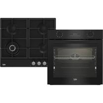 Комплект духовой шкаф электрический + газовая варочная поверхность Beko BBSM17330BCS