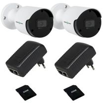Комплект видеонаблюдения GreenVision GV-812 с функцией распознавания лиц на 2 камеры