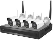 Комплект из 4 камер TVT TD-P0804W1-001 и 8-канального 8Mp WiFi IP-видеорегистратора