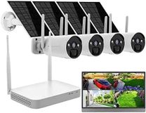 Комплект VisorTech 2K з жорстким диском + 4 камери на сонячній батареї, HDMI, відеоспостереження Europe