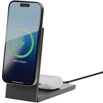 Беспроводное зарядное устройство Native Union Rise 2-in-1 Qi2 Wireless Charger Black (RS-2IN1-BLK)