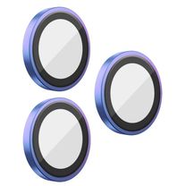 Захисне скло BlueO Metal на камеру для Apple iPhone 16 Pro / 16 Pro Max / 15 Pro / 15 Pro Max (Бузковий / Colorful)