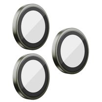 Захисне скло BlueO Metal на камеру для Apple iPhone 16 Pro / 16 Pro Max / 15 Pro / 15 Pro Max (Сірий / Natural Titanium)
