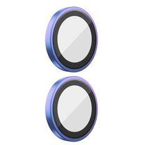 Захисне скло BlueO Metal на камеру для Apple iPhone 16 (6.1") / 16 Plus (6.7") (Бузковий / Colorful)