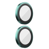 Захисне скло BlueO Metal на камеру для Apple iPhone 16 (6.1") / 16 Plus (6.7") (Бірюзовий / Green)