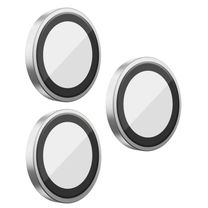 Захисне скло BlueO Metal на камеру для Apple iPhone 16 Pro / 16 Pro Max / 15 Pro / 15 Pro Max (Срібний / Silver)