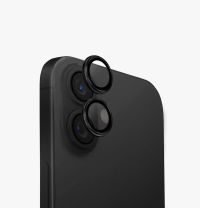 Лінза на камеру +NEU Chatel Metal Frame Lens Protector Glass for iPhone 16 /16 Plus Black