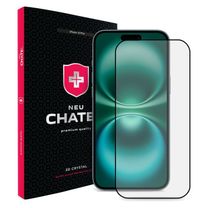 Скло +NEU Chatel Corning Gorilla Glass with Mesh for iPhone 16 Plus/15 Plus Front Black