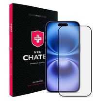 Скло +NEU Chatel Corning Gorilla Glass with Mesh for iPhone 16/15 Front Black
