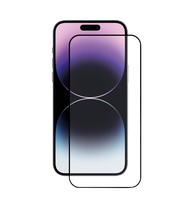 Скло +NEU Chatel Corning Gorilla Glass with mesh for iPhone 14 Pro Front Black