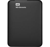 Зовнішній жорсткий диск 2.5" USB 1.0TB WD Elements Black (WDBUZG0010BBK-WESN)