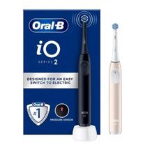 Набор из 2-х электрических зубных щеток Oral-B iO Series 2 DUO Night Black + Calm Pink iOS2d.2ZZ9.2DK Europe