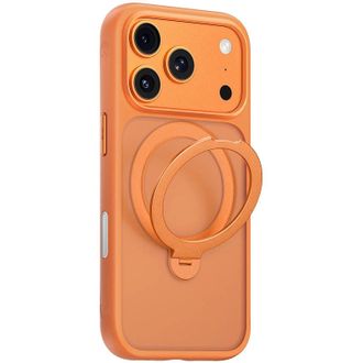 Чохол Blueo для iPhone 17 Pro Max/ 18 Pro Max BL037 Skin Friendly 360 Rotatable Stand with Magnetic Series (Orange) - фото 1
