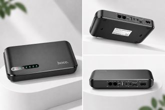 ДБЖ для роутера Hoco DB62 20000mAh Black Europe - фото 2 ДБЖ для роутера Hoco DB62 20000mAh Black Europe - фото 2