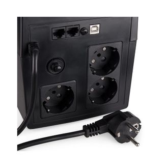 Источник бесперебойного питания Vinga LED 1200VA plastic case with USB (VPE-1200PU) - фото 2 Источник бесперебойного питания Vinga LED 1200VA plastic case with USB (VPE-1200PU) - фото 2