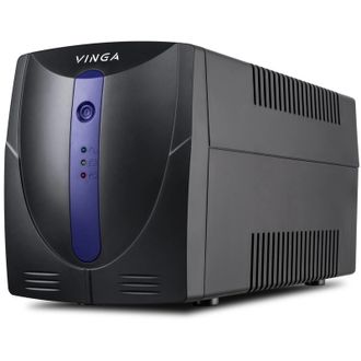 Источник бесперебойного питания Vinga LED 1200VA plastic case with USB (VPE-1200PU) - фото 1 Источник бесперебойного питания Vinga LED 1200VA plastic case with USB (VPE-1200PU) - фото 1