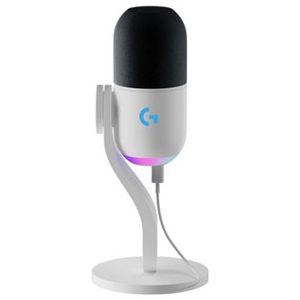 Мікрофон Logitech Yeti GX Dynamic RGB Gaming Mic with Lightsync Off White (988-000576) - фото 1 Мікрофон Logitech Yeti GX Dynamic RGB Gaming Mic with Lightsync Off White (988-000576) - фото 1