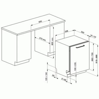 Вбудована посудомийна машина SMEG ST512 Europe - фото 2