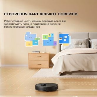 Робот-пилосос Dreame D9 Max Black Gen 2 (RLD34GA-Bl) Europe - фото 3