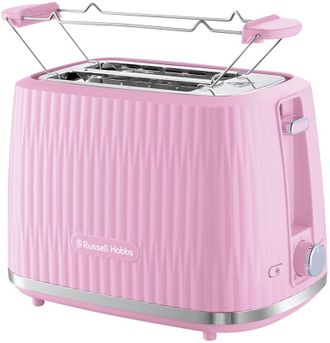 Тостер Russell Hobbs 27372-56 Eden 800Вт малиновий - фото 1