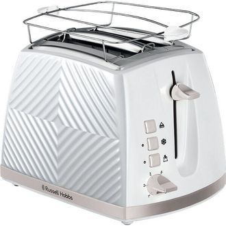 Тостер Russell Hobbs Groove White 26391-56 Europe - фото 1