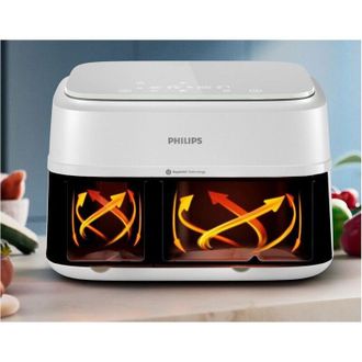 Мультипіч Philips Dual Basket Airfryer 3000 Series NA353/10 EU Europe - фото 5 Мультипіч Philips Dual Basket Airfryer 3000 Series NA353/10 EU Europe - фото 5
