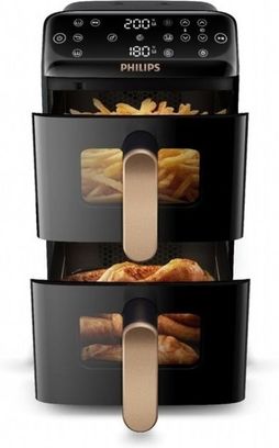 Мультипіч Philips Ovi Stacked Dual Basket Series 4000 NA462/70 Europe - фото 2 Мультипіч Philips Ovi Stacked Dual Basket Series 4000 NA462/70 Europe - фото 2