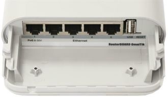 Точка доступу Wi-Fi Mikrotik RBOmniTikU-5HnD - фото 2