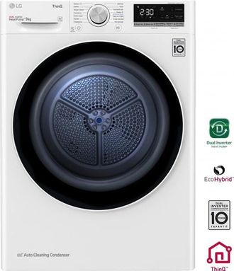 Сушильна машина LG DC90V5V0W Europe - фото 2 Сушильна машина LG DC90V5V0W Europe - фото 2