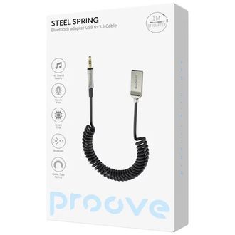 Автомобильный Аудио Bluetooth Адаптер Proove Steel Spring (black) (ACSS00005401) - фото 2 Автомобильный Аудио Bluetooth Адаптер Proove Steel Spring (black) (ACSS00005401) - фото 2