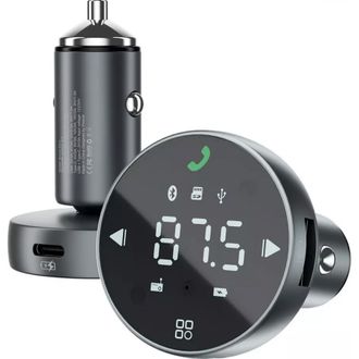 Автомобильное зарядное устройство Proove FM Launcher Sound Sync 30W (PD+QC3.0) Type-C+USB (gray) (FMSS30110003) - фото 4 Автомобильное зарядное устройство Proove FM Launcher Sound Sync 30W (PD+QC3.0) Type-C+USB (gray) (FMSS30110003) - фото 4