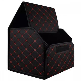 Органайзер в багажник автомобіля 34см*30см*30см Black Red - фото 2
