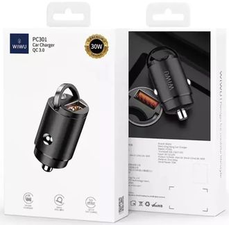 Автомобильное зарядное устройство WIWU Car Charger QC3.0 (PC301) - фото 4 Автомобильное зарядное устройство WIWU Car Charger QC3.0 (PC301) - фото 4