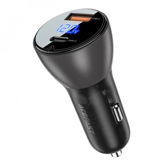 Автомобильное зарядное устройство Acefast B6 Fast Charge Car Charger 63W Black (AFB6B) - фото 1