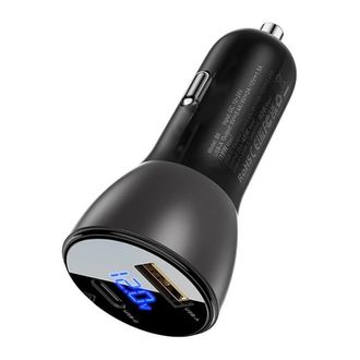 Автомобильное зарядное устройство Acefast B6 Fast Charge Car Charger 63W Black (AFB6B) - фото 2