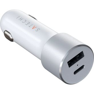 Автомобільна зарядка Satechi 72W Type-C PD Car Charger Silver (ST-TCPDCCS) - фото 2 Автомобільна зарядка Satechi 72W Type-C PD Car Charger Silver (ST-TCPDCCS) - фото 2