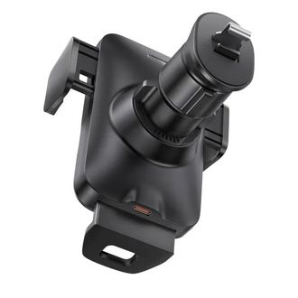 Автомобільний тримач із бездротовою зарядкою Baseus Wisdom Auto Alignment 15W Black (CGZX000001) - фото 2