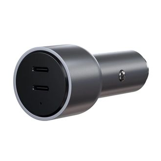 Автомобильное зарядное устройство Satechi 40W Dual USB-C PD Car Charger Space Gray (ST-U2C40CCM) - фото 2 Автомобильное зарядное устройство Satechi 40W Dual USB-C PD Car Charger Space Gray (ST-U2C40CCM) - фото 2