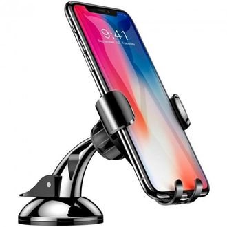 Автомобільний тримач Baseus Osculum Type Gravity Car Mount Black (SUYL-XP01) - фото 2 Автомобільний тримач Baseus Osculum Type Gravity Car Mount Black (SUYL-XP01) - фото 2