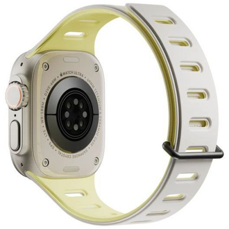 Ремешок Native Union Active Magnetic Band Lemon for Apple Watch 49/45/44mm (ACTBAND-AW-L-LMOS) - фото 3 Ремешок Native Union Active Magnetic Band Lemon for Apple Watch 49/45/44mm (ACTBAND-AW-L-LMOS) - фото 3