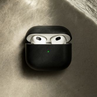 Чохол Native Union Leather Case Black for Airpods 3rd Gen (APCSE-LTHR-BLK-V2) - фото 4