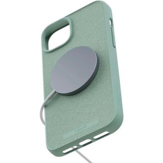 Чехол Njord Fabric MagSafe Case Turquoise for iPhone 15 Plus (NA52FA13) - фото 4