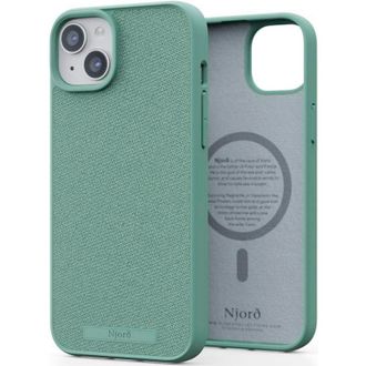 Чехол Njord Fabric MagSafe Case Turquoise for iPhone 15 Plus (NA52FA13) - фото 3