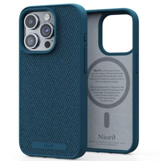 Чехол Njord Fabric MagSafe Case Deep Sea for iPhone 15 Pro (NA53FA01) - фото 2
