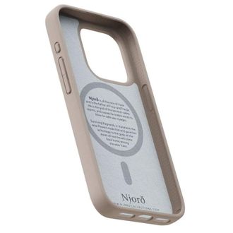 Чохол Njord Fabric MagSafe Case Pink Sand for iPhone 15 Pro (NA53FA12) - фото 3