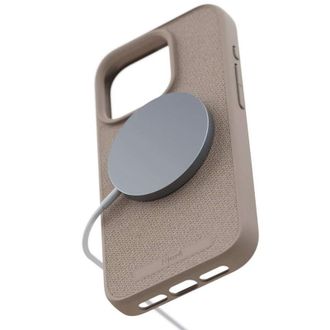 Чохол Njord Fabric MagSafe Case Pink Sand for iPhone 15 Pro (NA53FA12) - фото 5