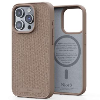 Чохол Njord Fabric MagSafe Case Pink Sand for iPhone 15 Pro (NA53FA12) - фото 6