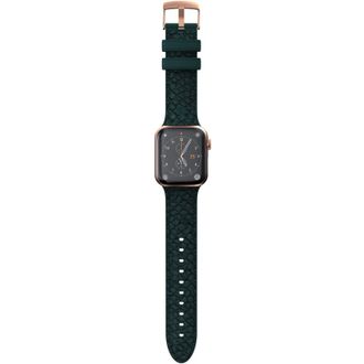 Ремешок Njord Salmon Leather Strap Dark Green for Apple Watch 41mm/40mm (SL14112) - фото 7 Ремешок Njord Salmon Leather Strap Dark Green for Apple Watch 41mm/40mm (SL14112) - фото 7