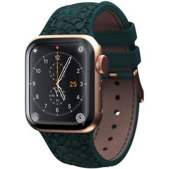 Ремешок Njord Salmon Leather Strap Dark Green for Apple Watch 41mm/40mm (SL14112) - фото 3 Ремешок Njord Salmon Leather Strap Dark Green for Apple Watch 41mm/40mm (SL14112) - фото 3